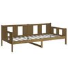 vidaXL Day Bed Honey Brown Solid Pine Wood
