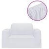 vidaXL Couch Slipcover White Polyester jersey