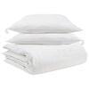 vidaXL Duvet Set with Pillow 3 pcs White Down Feather