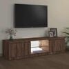 vidaXL TV Cabinet brownoak 140 x 40 x 36 cm Engineered wood