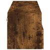 vidaXL TV Wall Cabinet Smoked oak Engineered wood Medium TV Wall Cabinet
