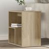 vidaXL Side Table Set of 2 Sonoma Oak Engineered Wood Small Side Table