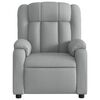 vidaXL Electric Massage Recliner Chair Light gray