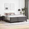 vidaXL Bed Frame with Mattress Grey 70.87 x 78.74 in Fabric