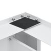 vidaXL Double Washing Machine Pedestal with Drawers White