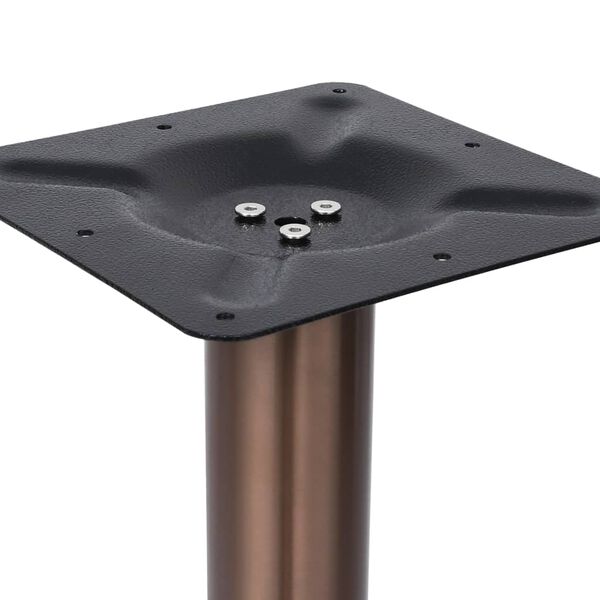 vidaXL Bistro Table Leg Gold Stainless Steel Single Industrial
