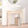 vidaXL Console Table Pine Wood Solid pine wood Medium Console Table