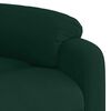vidaXL Massage Recliner Chair Dark Green