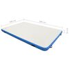 vidaXL Inflatable Floating Deck Blue and White High-density PVC