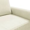 vidaXL 2-seater Sofa Cream Velvet Modern Loveseat Upholstered Sofa