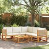 vidaXL Garden Sofa Set Beige