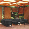 vidaXL Patio Lounge Set Black, Anthracite