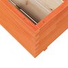 vidaXL Garden Planter Wax Brown Solid pinewood Medium Durable