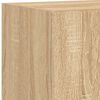 vidaXL TV Wall Unit Sonoma Oak Engineered Wood Medium TV Wall Unit