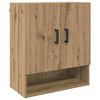 vidaXL Wall Cabinet artisan oak 60 x 31 x 70 cm Engineered wood