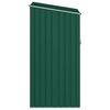 vidaXL Garden Shed Green Galvanized Steel Large Garden Shed