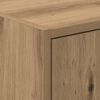 vidaXL Bathroom Cabinet with Door Artisan Oak 24.80 x 11.42 x 21.65 in