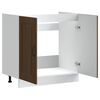 vidaXL Sink Base Cabinet Brown Oak Engineered Wood 31.5x18.1x32.1 in