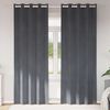 vidaXL Blackout Curtains 2 pcs Light Grey 55.12 x 96.46 in Velvet