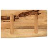 vidaXL Table Top Natural Solid rough mango wood 23.6x7.9 in Table Top