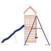 vidaXL Outdoor Playset Natural Wood Solid Douglas Fir wood Large Durable
