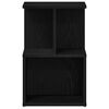 vidaXL Bedside Cabinet 2 pcs Black Oak 13.78 x 13.78 x 21.65 in
