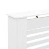 vidaXL Radiator Cover White 44.1"x7.5"x32.1" MDF