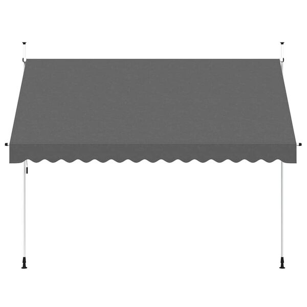 vidaXL Retractable Awning Anthracite