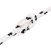 vidaXL Braided Boat Rope White 0.24 "x82.0 ' Polyester