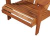 vidaXL Garden Chair Brown Solid acacia wood Standard Foldable