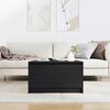 vidaXL Coffee Table Black Oak Engineered wood Medium Coffee Table