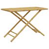 vidaXL Garden Dining Set Natural Bamboo Bamboo Medium Foldable