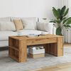 vidaXL Coffee Table Artisan Oak Engineered Wood Small Coffee Table