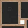 vidaXL Photo Frame Light brown MDF, Polystyrene 24 photos of 4x6 in.