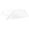 vidaXL Greenhouse White PE (polyethylene), galvanized steel 344 sq ft