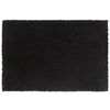 vidaXL Door Mat Set of 5 Black Coir, PVC Standard Non-slip Door Mat