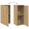 vidaXL Storage Cabinet Artisan oak Engineered wood Compact
