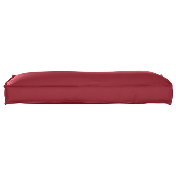 vidaXL Pallet Cushion for Backrest Wine Red 47.2" x 15.7" x 4.7