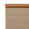 vidaXL Garden Storage Box Beige and Brown