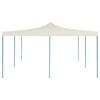 vidaXL Folding Gazebo Cream 600D oxford with PVC coating Large Foldable