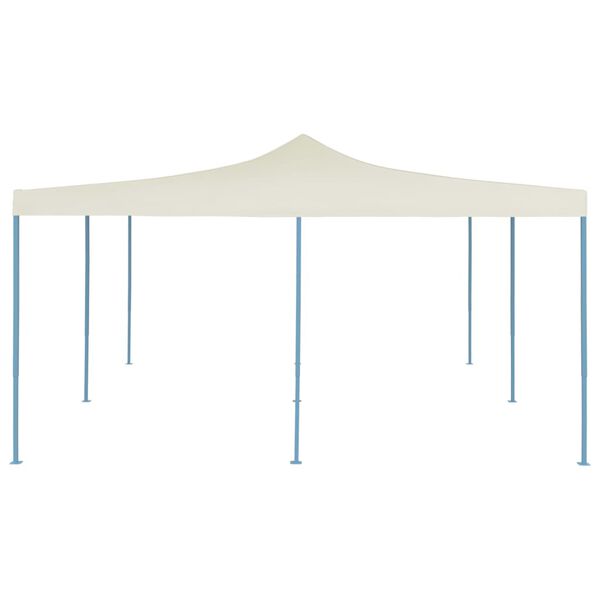 vidaXL Folding Gazebo Cream 600D oxford with PVC coating Large Foldable