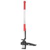 vidaXL Weed Remover Red and Silver 39.2 " Anodised Aluminium