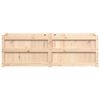 vidaXL Garden Planter Natural wood Solid pine wood Large