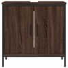 vidaXL Bathroom Sink Cabinet Brown Oak Engineered Wood Medium