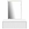vidaXL Dressing Table White 23.62 x 15.75 x 27.56 in Engineered Wood