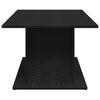 vidaXL Coffee Table Black Oak 40.16 x 21.85 x 15.75 in Engineered Wood