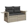 vidaXL Garden Sofa Set Light Grey, Dark Grey