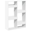 vidaXL Bookcase White Engineered wood 39.4x13.0x53.1 in Bookcase