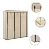 vidaXL Wardrobe Cream Non-woven fabric Collapsible Wardrobe