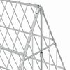 vidaXL Rabbit Cage Silver 215 x 100 x 85 cm Galvanised Steel